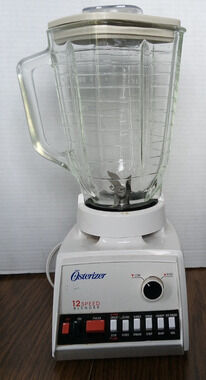 Osterizer 12 Speed Blender Model #852-08B Tested Works